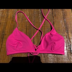 Athleta Pink Bikini Swimsuit